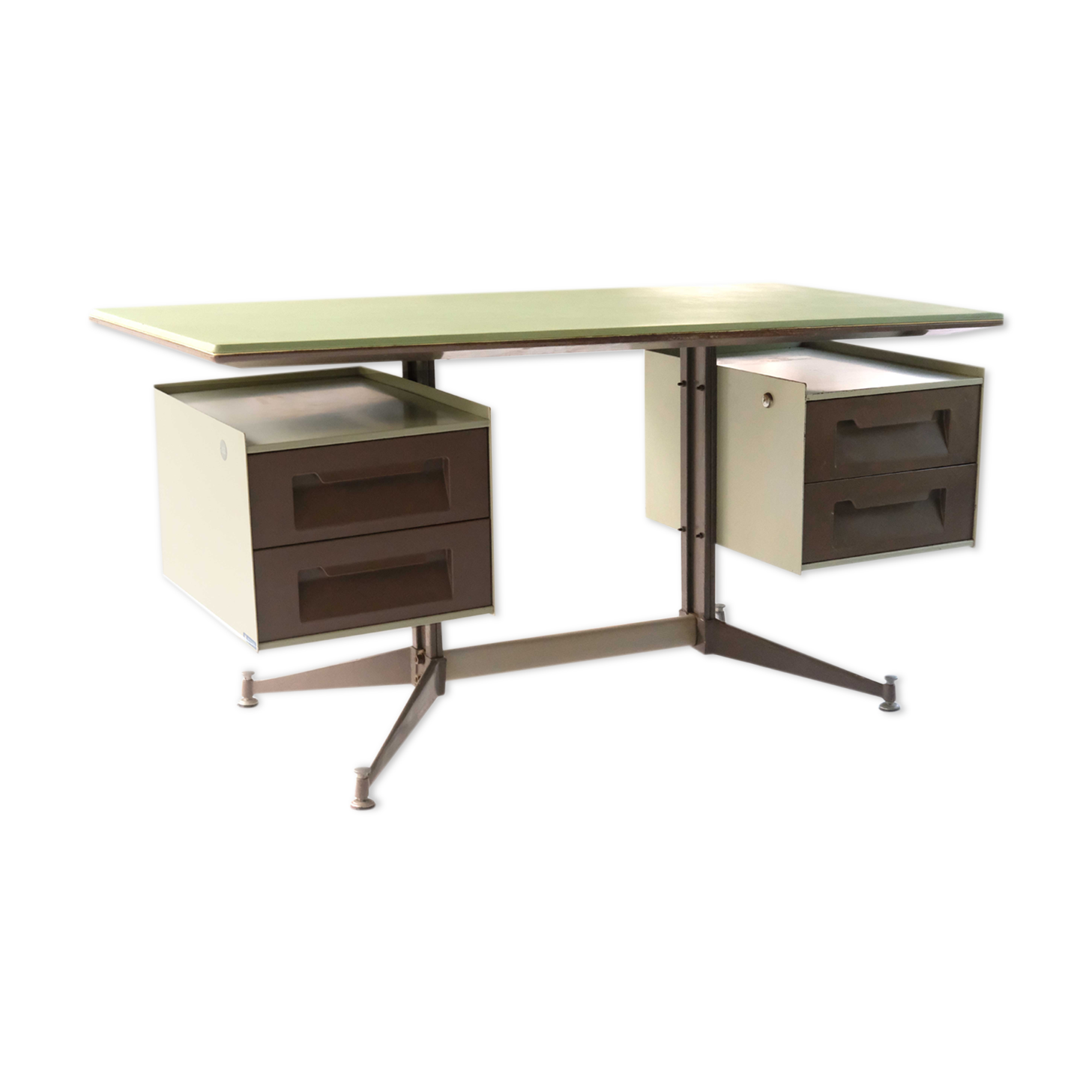 Metal Desk by Metacastelli, Italy 1970's