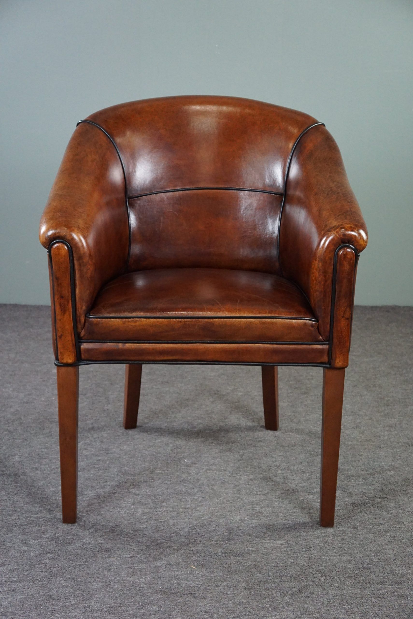 Sheepskin convertible armchair side chair