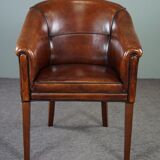 Sheepskin convertible armchair side chair