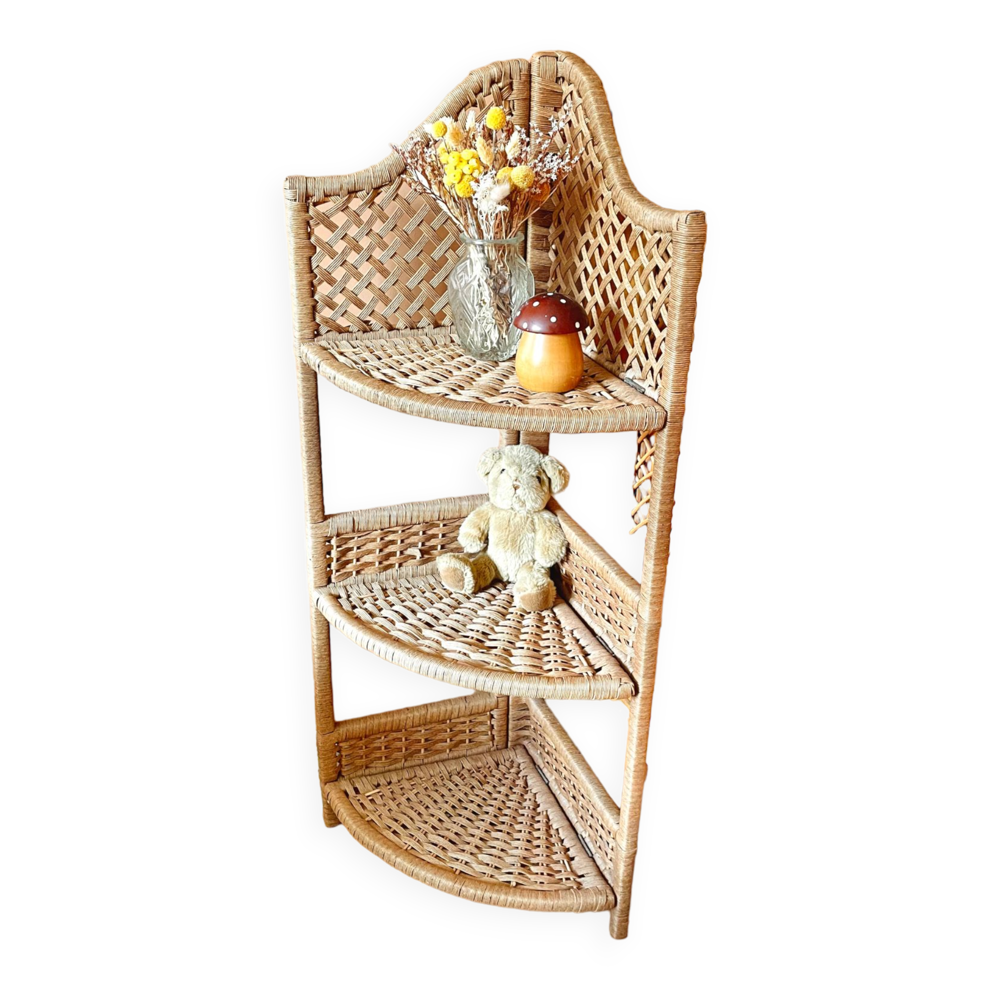 Vintage corner cabinet