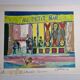 Lithograph, at the little bar, Beaujolais Nouveau, artist's proof, numbered signed, 76 x 55 cm