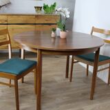 Pair of teak chairs, 1960s