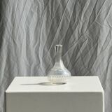 Mini vintage glass soliflore vase with ball belly H12.5