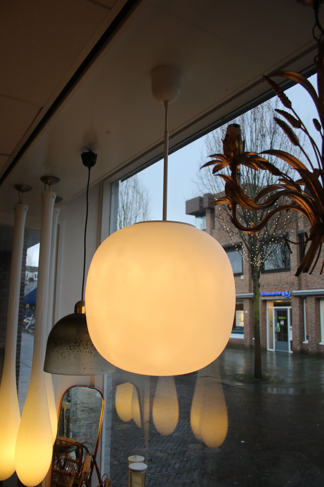 Very Large Witten Bulb Limburg Limburg Leuchter 1960