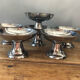 Vintage stainless steel ice cups