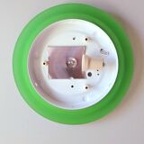 Glass and opaline wall light, 1970.