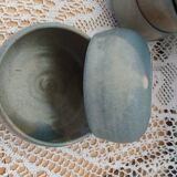 5 antique stoneware bowls