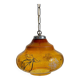 Vintage amber glass romantic hanging light