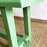 Old solid wood bench