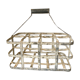 Panier à bouteilles blanc