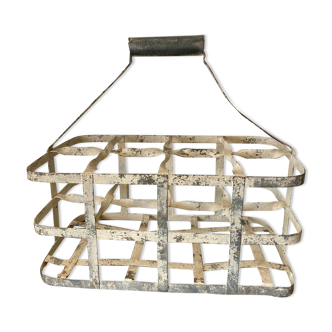 White bottle basket
