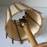 Vintage rattan lamp from the 60s