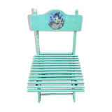 Wooden folding chair for doll 1950
