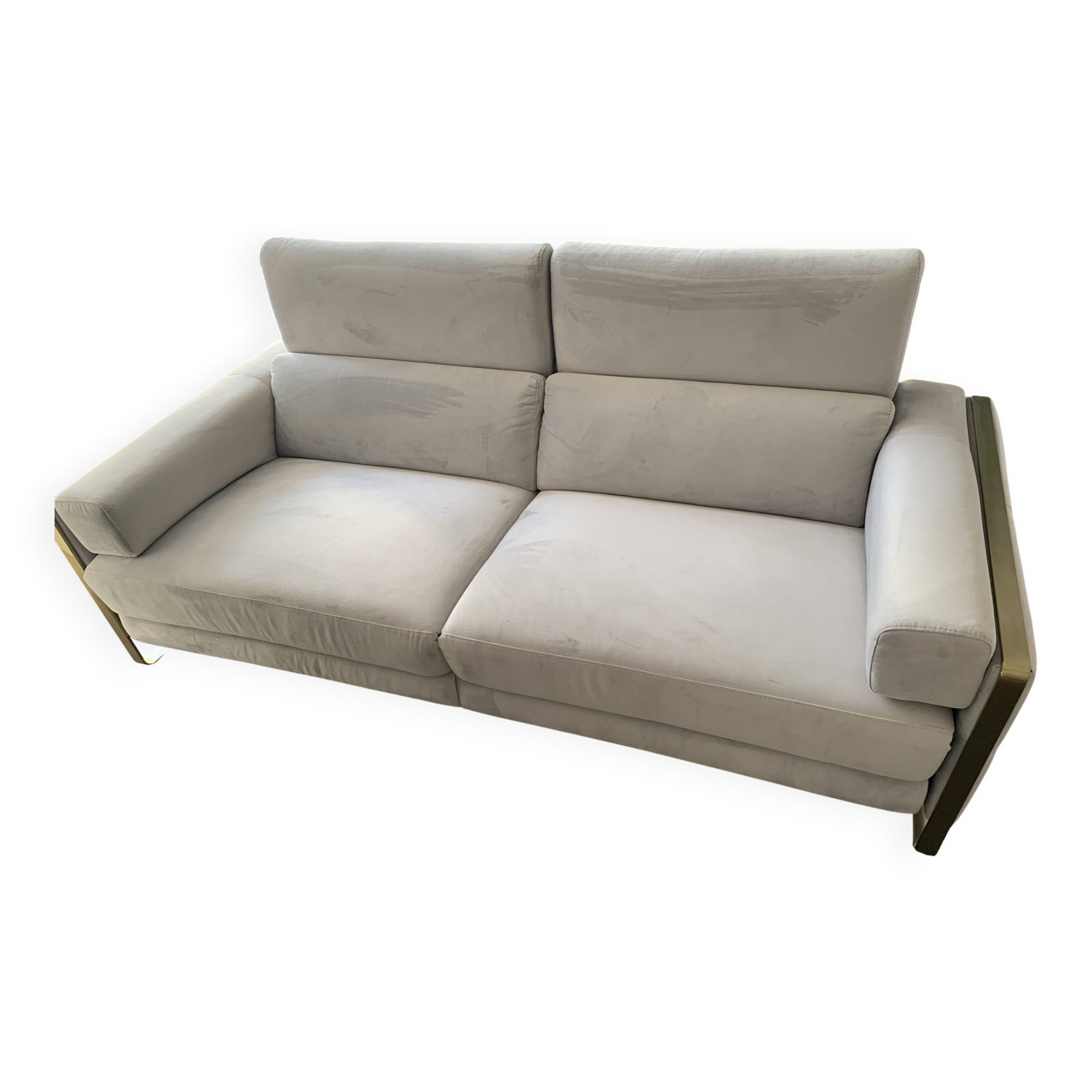 Canape full relax electrique / batteries en tissus