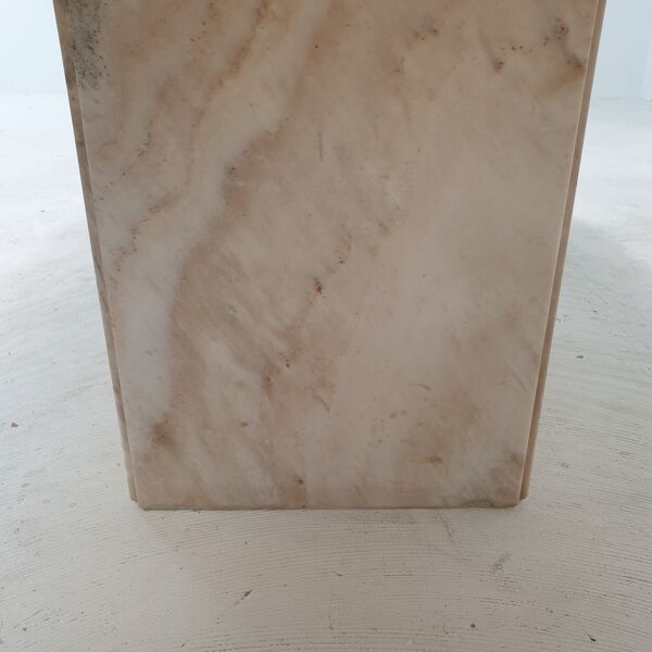 Table basse en marbre italien, années 1980