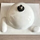 Vintage Blue Decorated Porcelain Washbasin