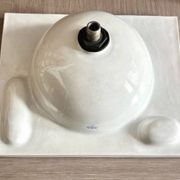 Vintage Blue Decorated Porcelain Washbasin