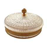 Glass and brass ceiling