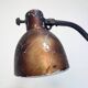 Industrial in height to be adjusted vintage clamp lamp from the 1970s