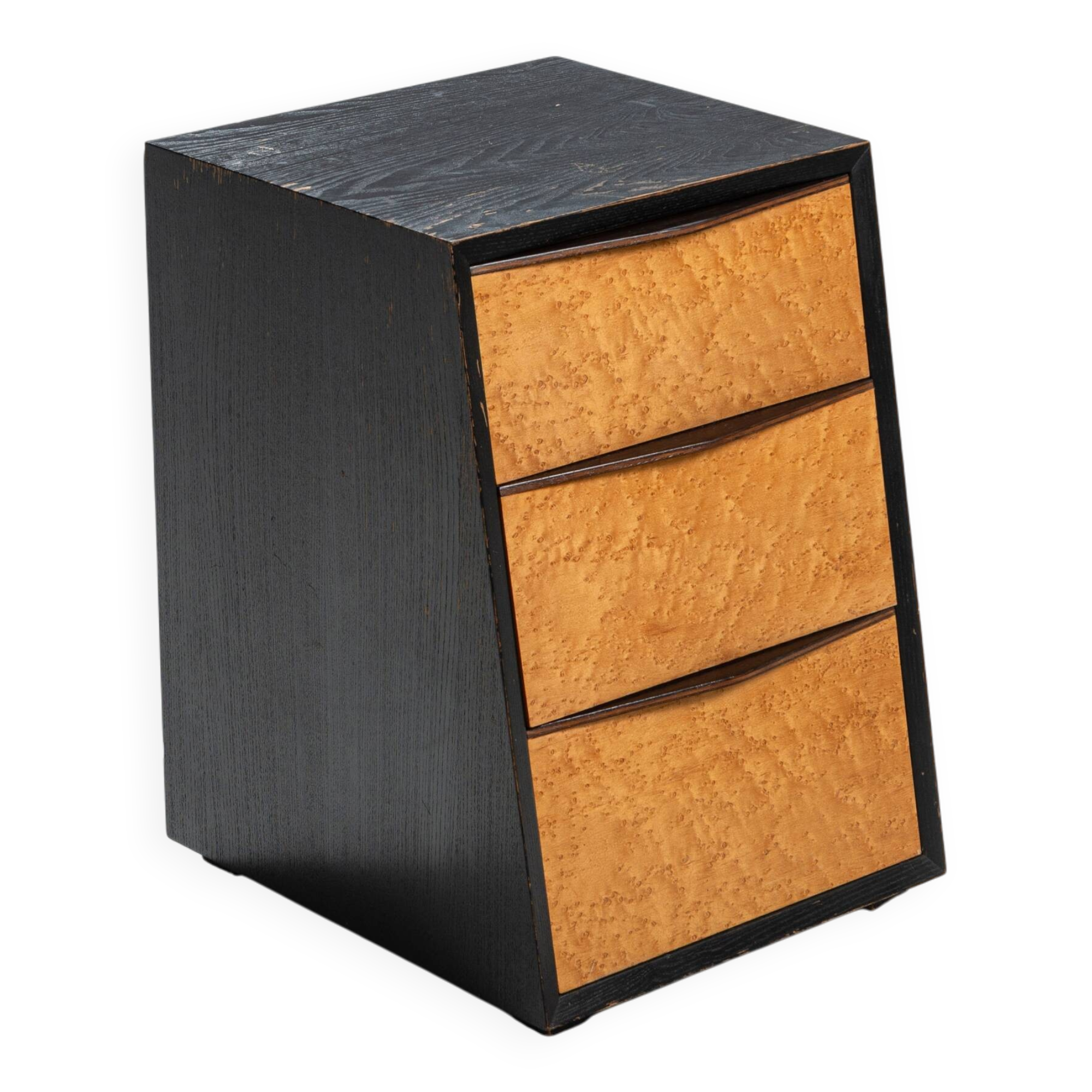 Architectural sloped chest of drawers