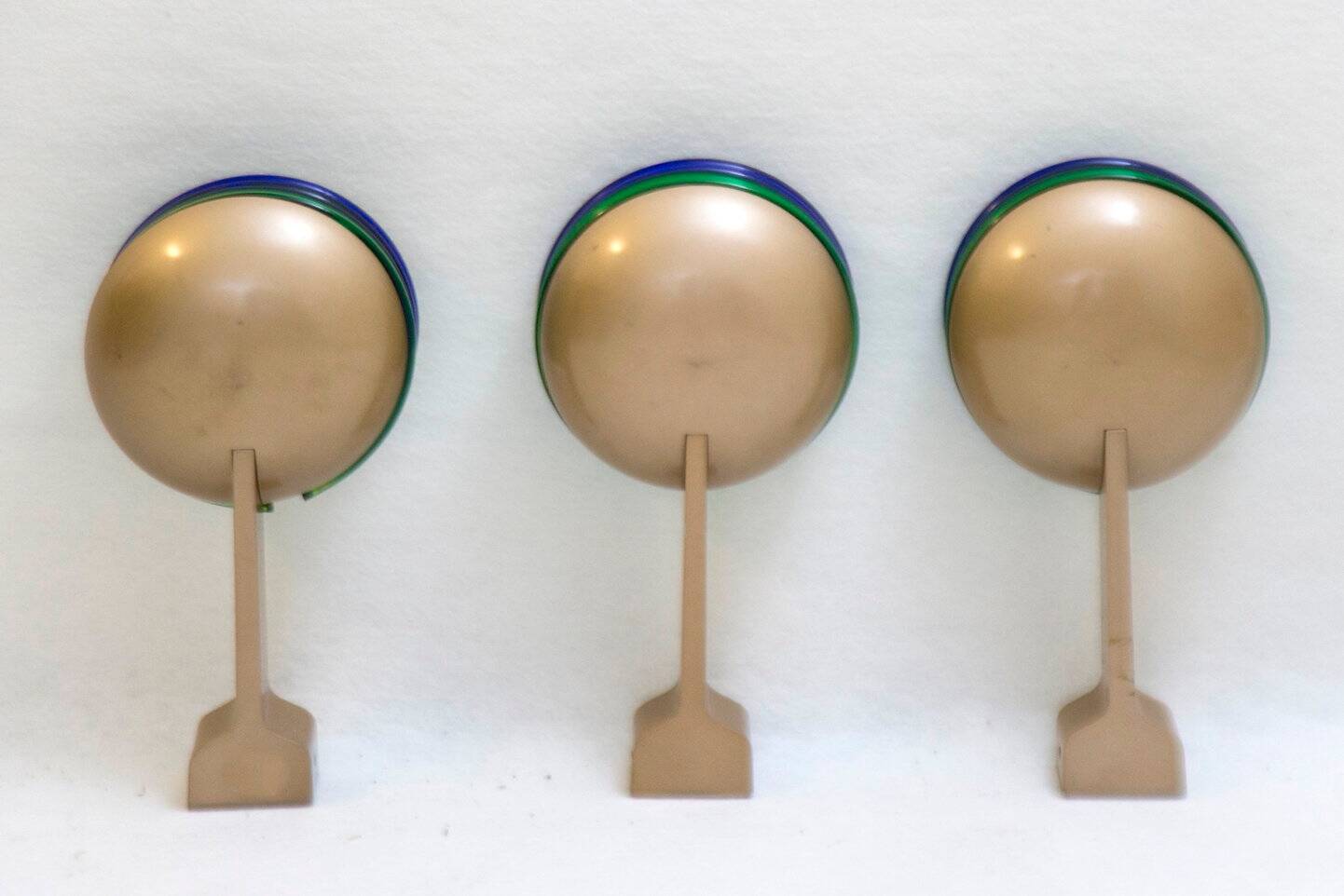 Ensemble de 3 appliques Murano - années 1980