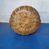 Rattan round basket