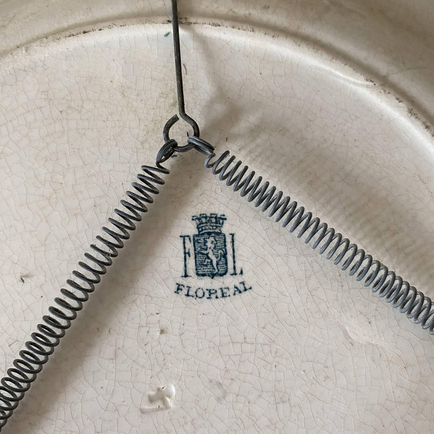 Ironstone plate "Floreal" 29.5 cm
