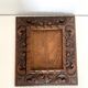 Antique handcarved frame Cedarwood 21.5 cm x 19 cm