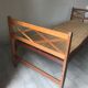 Wood bed Day bed vintage 50s 60s braces