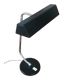 Matte black and chrome lamp from the 80s - Vintage space age Notaire lamp.