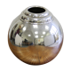 Vase Art decoration in silver metal by Luc Lanel, circa 1925
