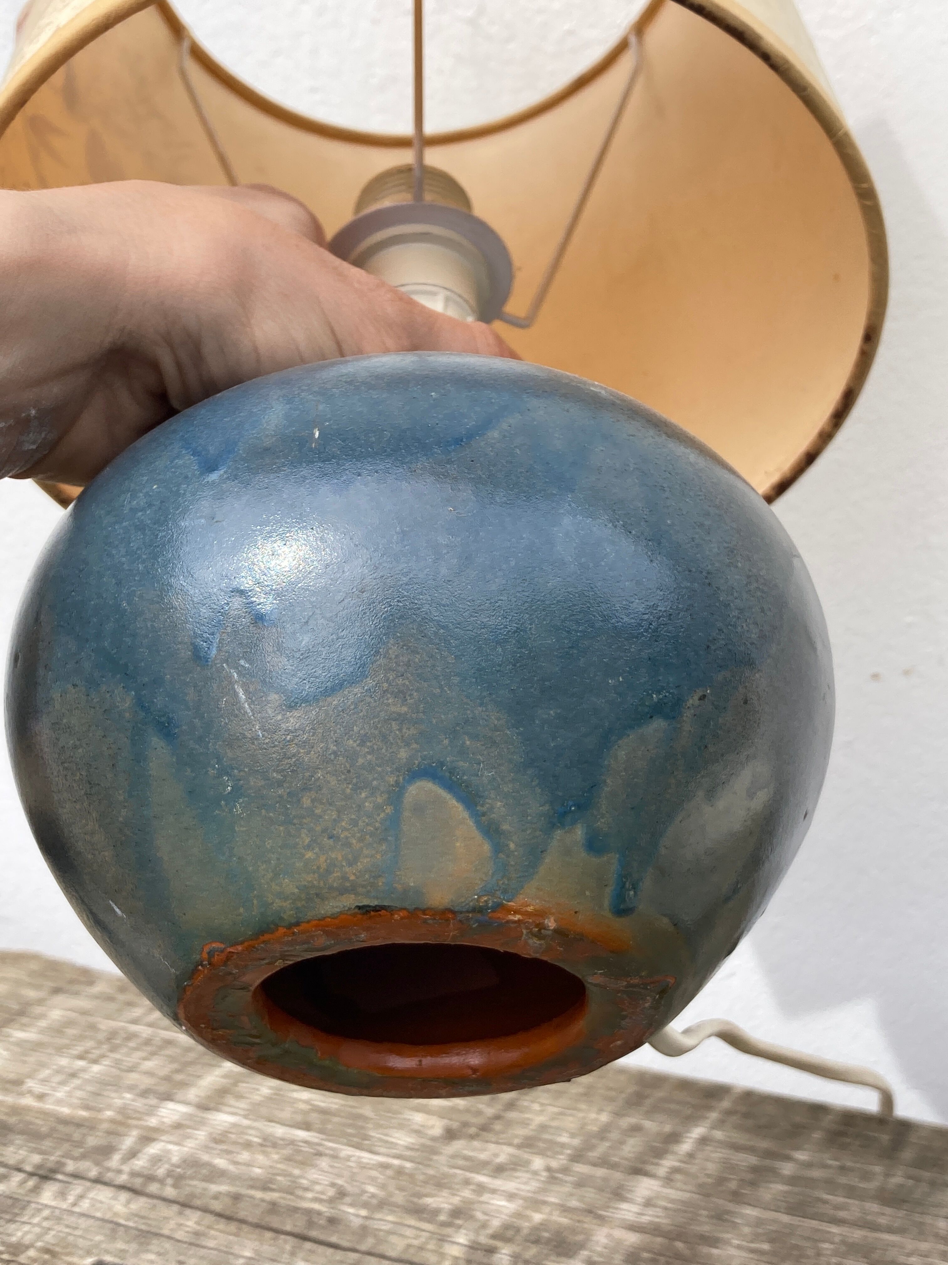 Vintage ceramic lamp