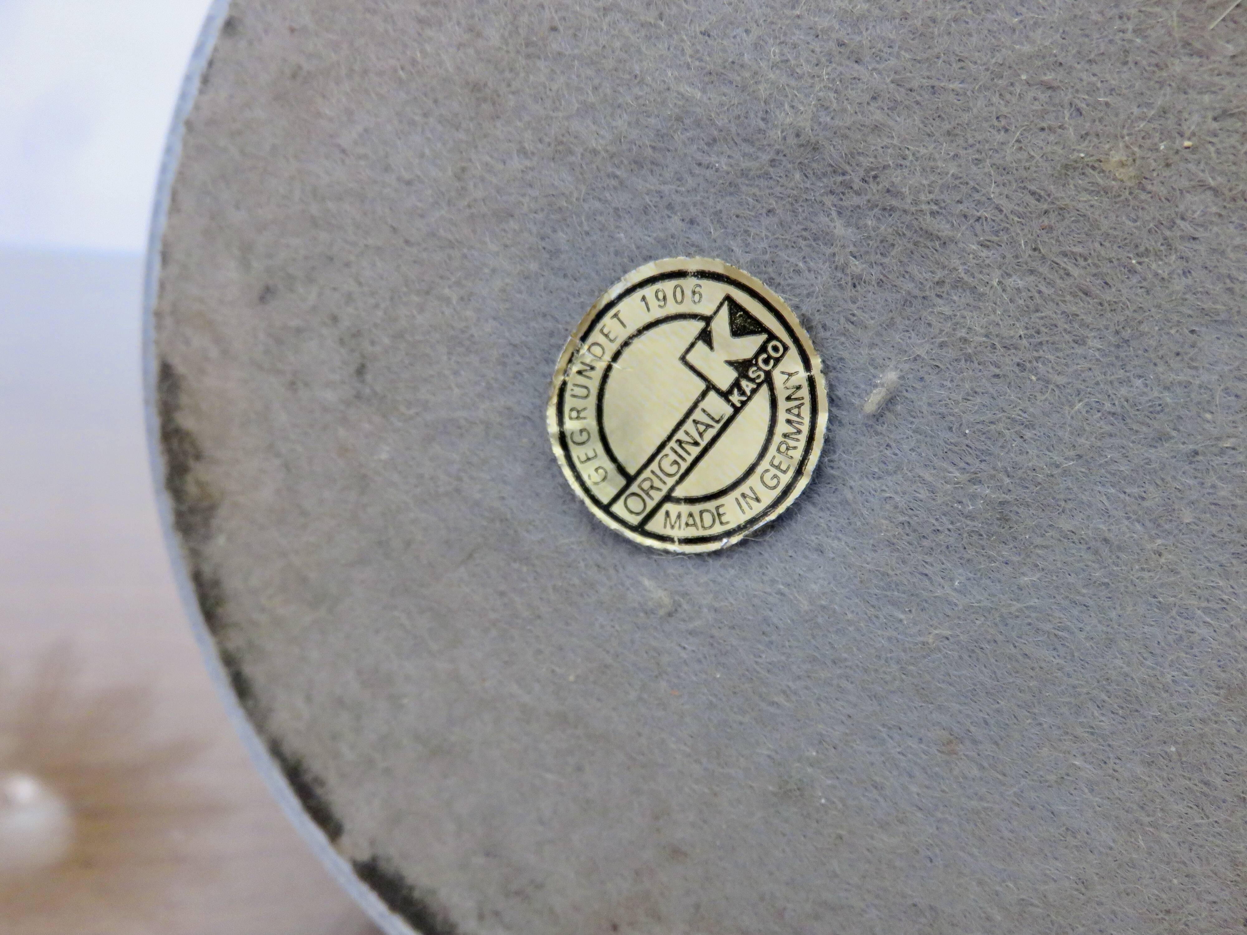 Vintage rotating ashtray "kasco" germany 1960-1970, aluminium