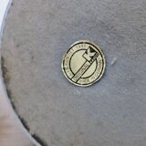 Vintage rotating ashtray "kasco" germany 1960-1970, aluminium