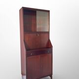 Italian wood and veneered mahogany sideboard/credenza, 1960s.