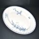 Carmen oval earthenware dish U&C Sarreguemines butterfly 35.5cm