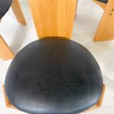 Set of 6 Dining Chairs by Mario Marenco for Mobil Girgi, Italy, 1970s