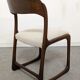 Series of 4 Baumann sled chairs from the 60s/70s
