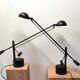 Paire de lampe articulées de bureau année 80