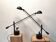 Paire de lampe articulées de bureau année 80