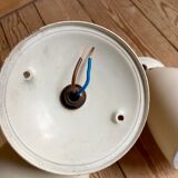 Pair wall lamps enamel