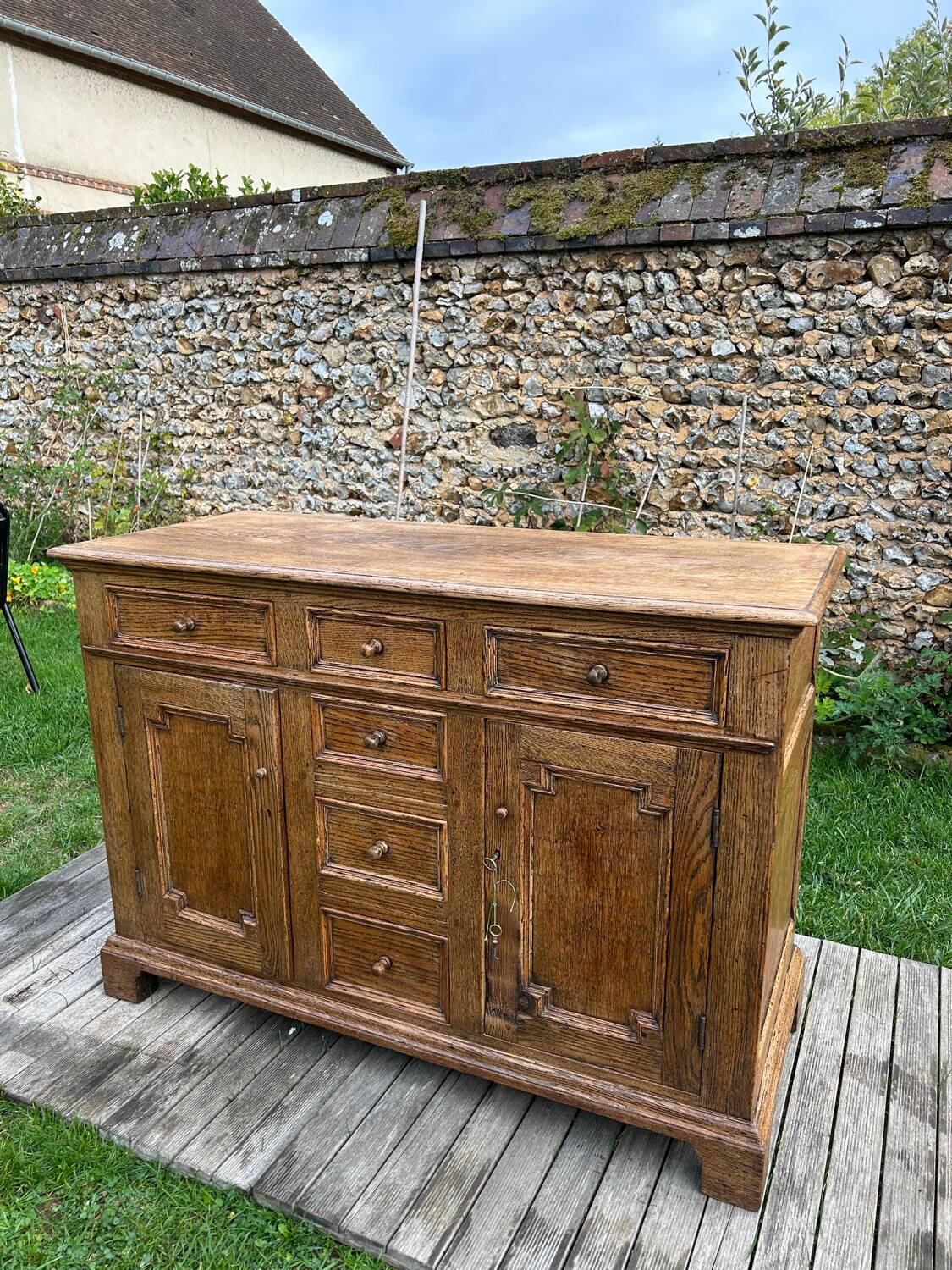 Oak shop cabinet, circa 1920