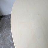 Tecno Nomos Round Table Brushed Metal