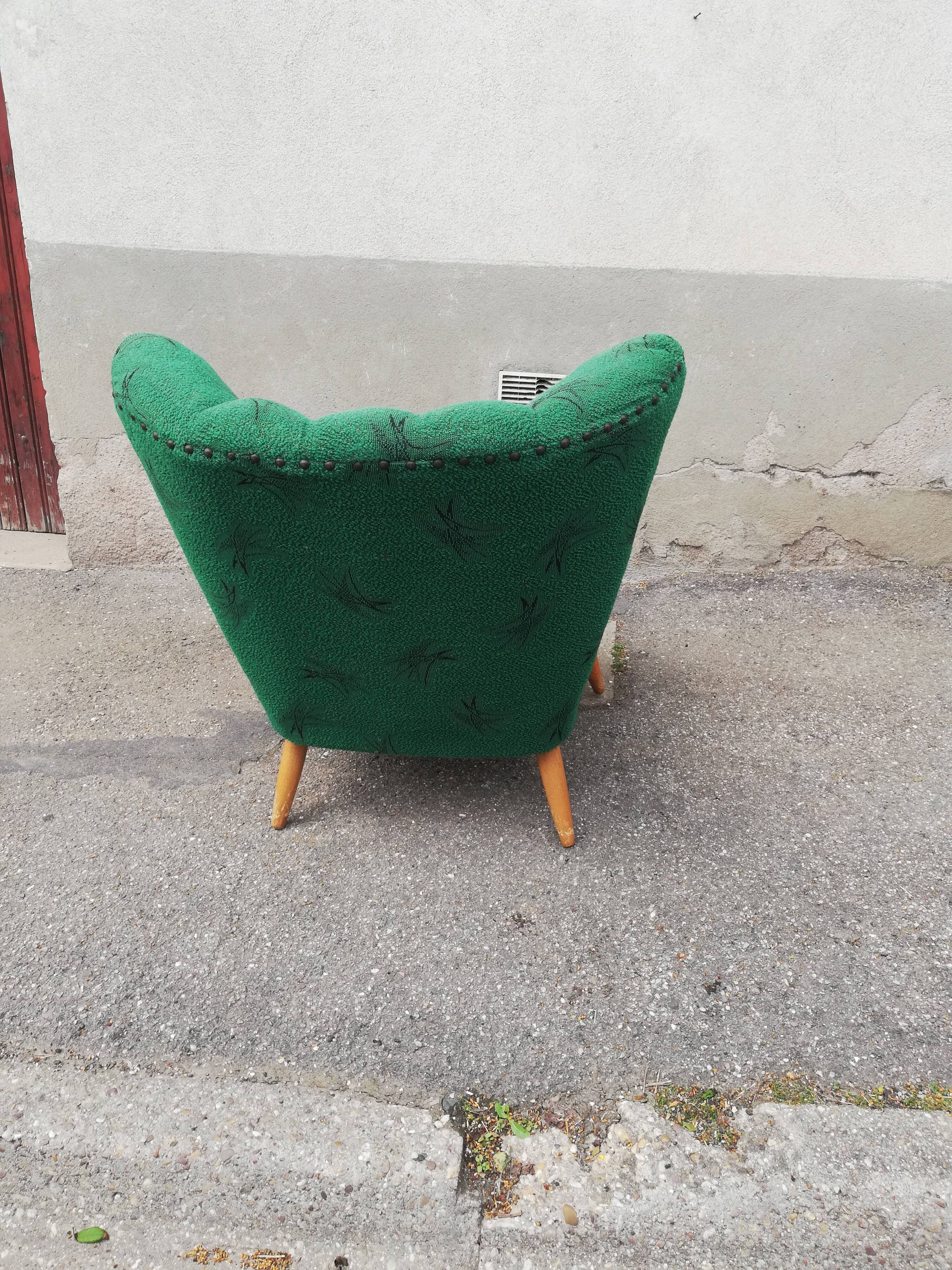 Fauteuil cocktail vert