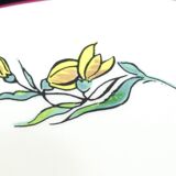 GIEN model STRASBOURG red pink round dish