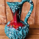 Fat lava vase Vallauris 60s
