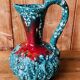 Fat lava vase Vallauris 60s