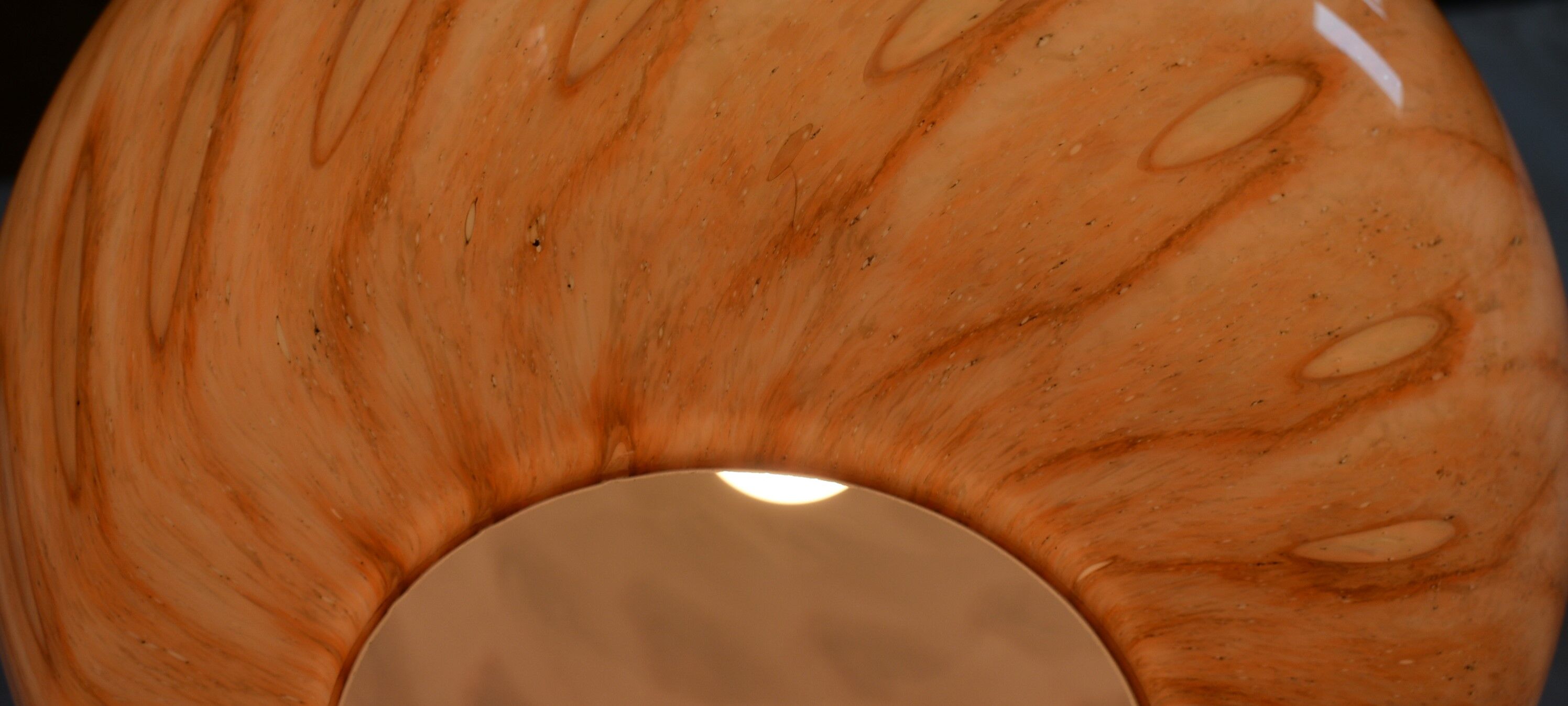 Mid-Century Glass Pendant, 1960's, Germany