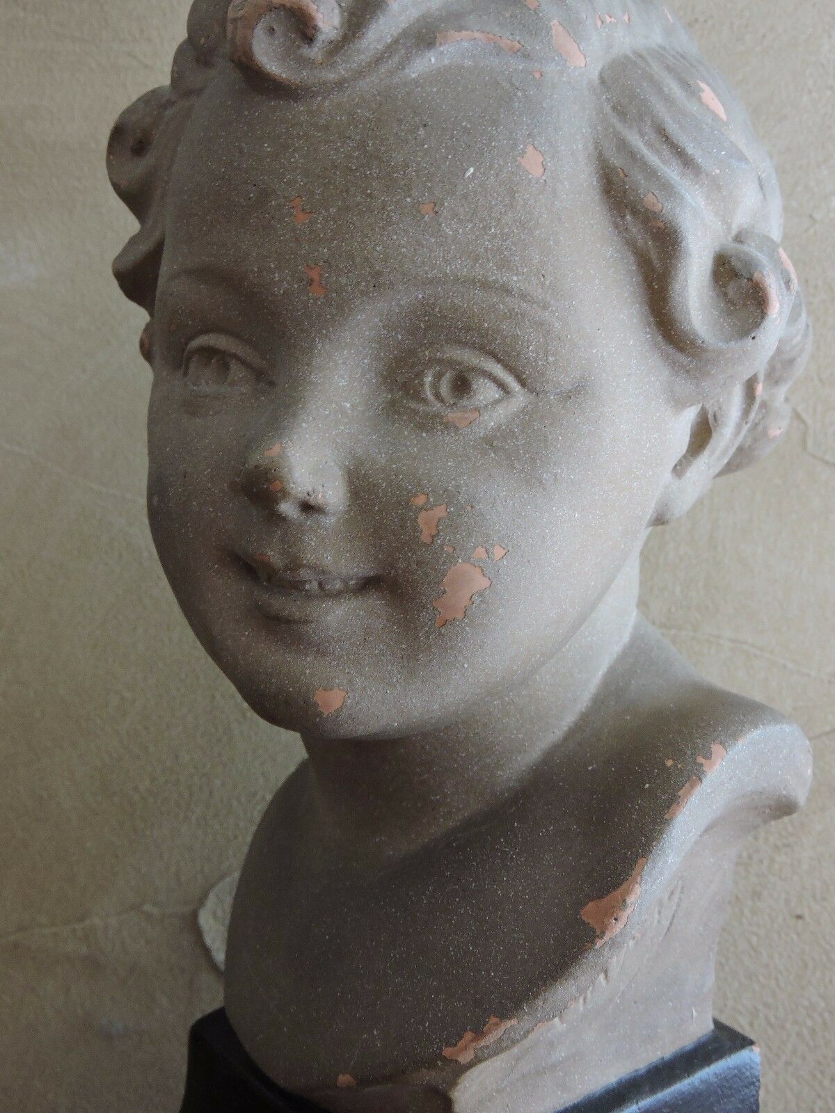 Sculpture cherub bust by Madem