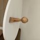 Old folk art wall coat rack
